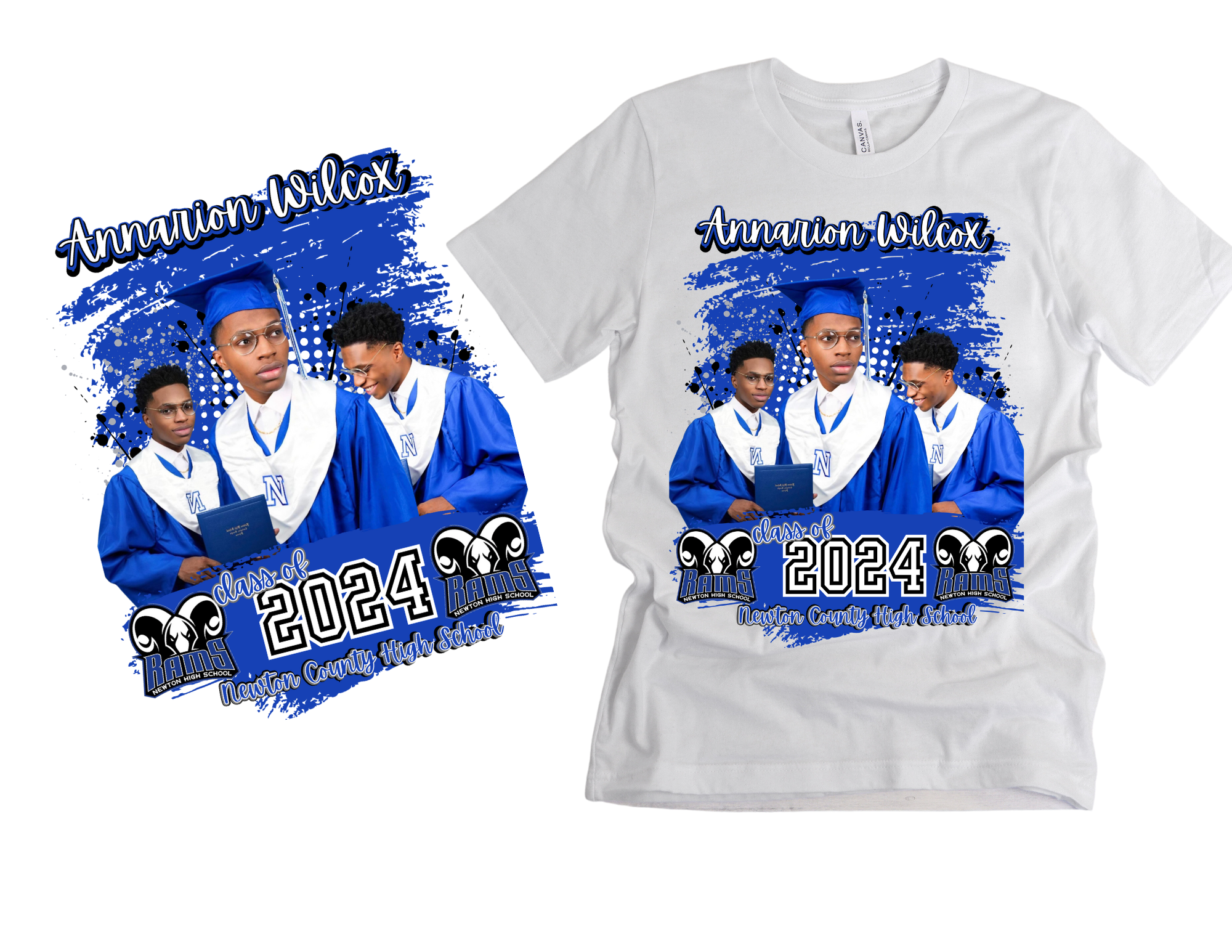 Custom Grad Shirt Design 1