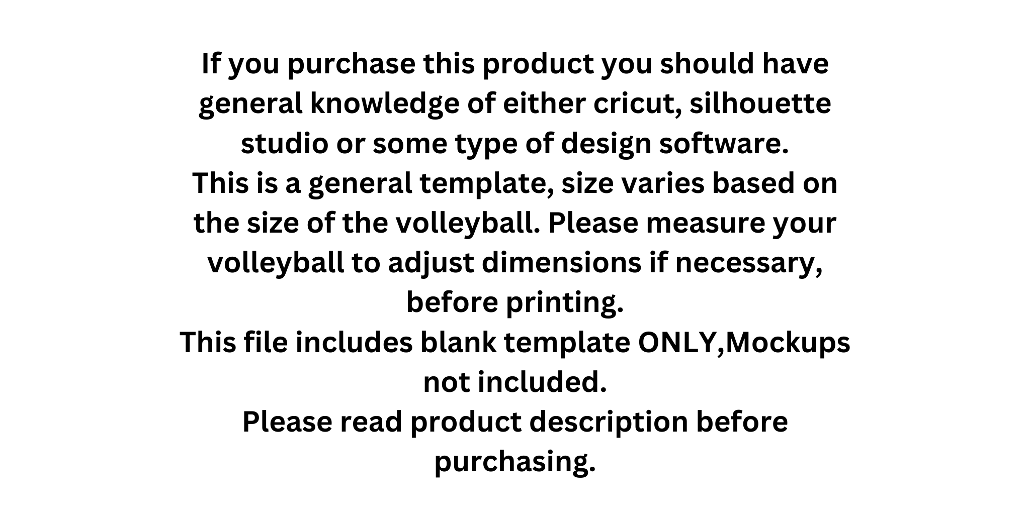 Volleyball Panel BLANK template