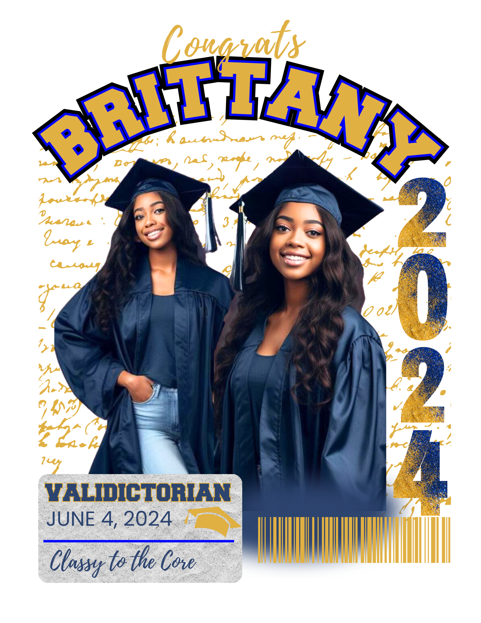 Custom Grad Shirt Design 2