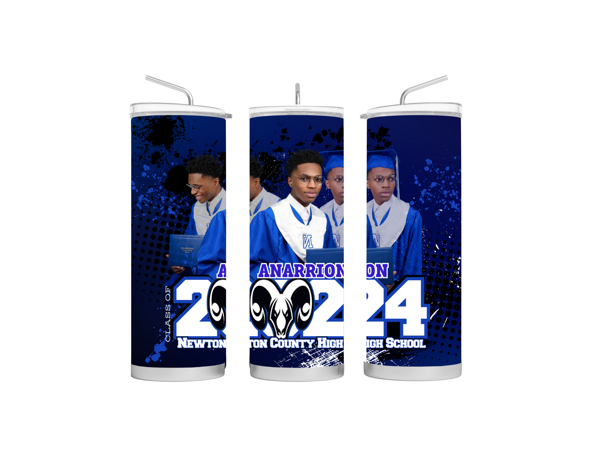 Grad Custom 20oz Skinny Tumbler